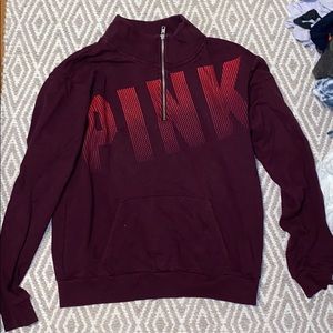 PINK QUARTER ZIP